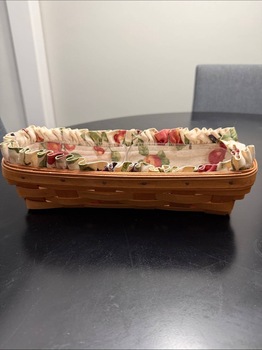 Longaberger Natural Brown Handwoven Basket